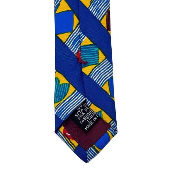 YSL Abstract Pattern Tie - Picture 6 of 8